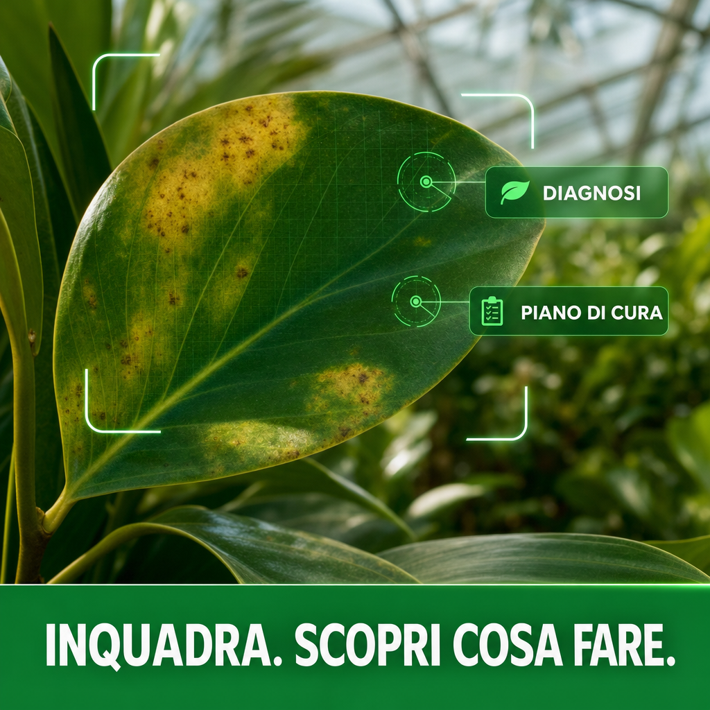 Inquadra la pianta e scopri cosa fare: diagnosi e piano di cura dalla foto