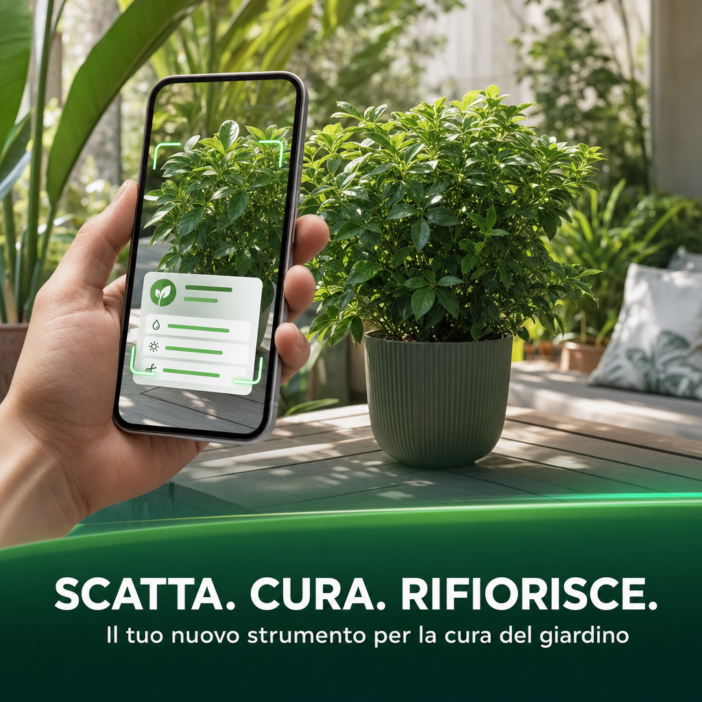 Scatta, cura, rifiorisce: Piantaverde analizza la foto della tua pianta e ti guida nella cura
